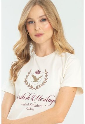 Camiseta British Blanco Ragged Pf21120090