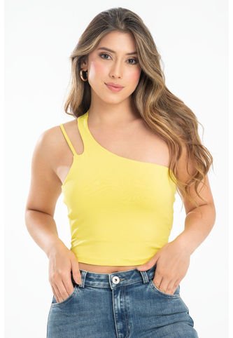 Crop Top Janelle Amarillo Ragged Pf31122231 Ragged