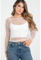 Buzo Malla Brillo Plateado Ragged Pf31122229 de Ragged