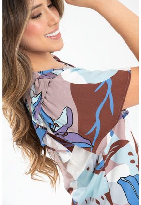 Blusa Malaga Azul Ragged Pf31113272
