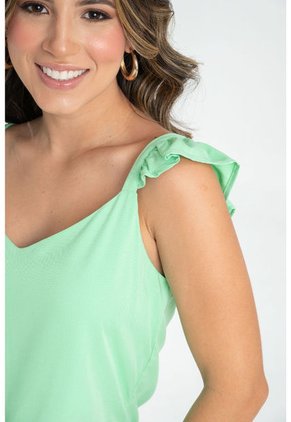 Blusa Bubbly Verde Ragged Pf31113260