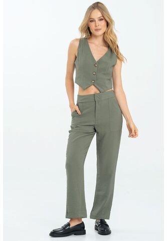 Pantalon Pascale Verde Ragged Pf11310821 Ragged