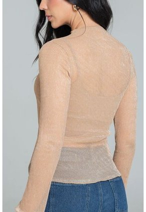 Blusa Chammit Beige Ragged Pf12110867