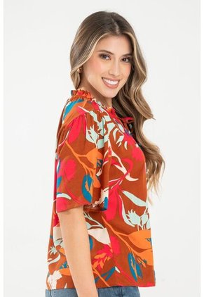 Blusa Olivia Café Ragged Pf31113487