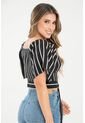 Blusa Rayas Ilysha Negro Ragged Pf31113474 de Ragged
