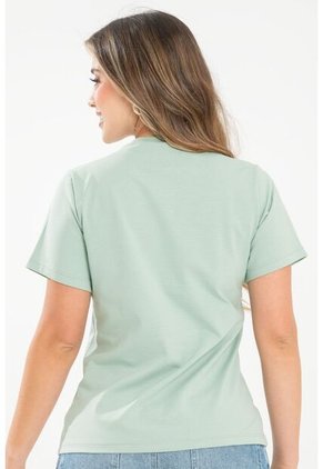 Camiseta Waves Verde Ragged Pf31122318