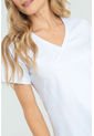 Camiseta Escote V Blanco Ragged Pf21120082 de Ragged