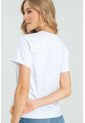 Camiseta Escote V Blanco Ragged Pf21120082 de Ragged