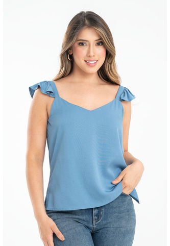 Blusa Bubbly Azul Ragged Pf31113260 Ragged