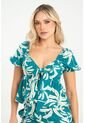 Blusa Beach Verde Ragged Pf31113478 de Ragged