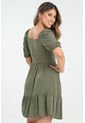Vestido Corto Succes Verde Ragged Pf31511374 de Ragged