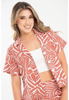 Blusa Minha Rojo Ragged Pf31113480