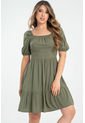 Vestido Corto Succes Verde Ragged Pf31511374 de Ragged