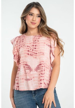 Blusa Clifton Rosa Ragged Pf31113274