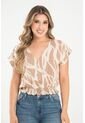 Blusa Macondo Beige Ragged Pf31113485 de Ragged