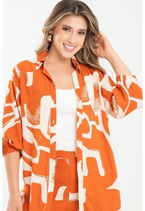 Camisa Thera Café Ragged Pf31113486