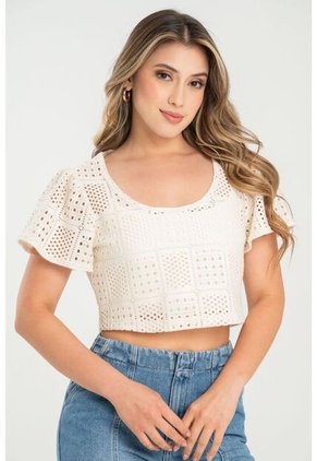 Blusa Malai Blanco Ragged Pf31113494