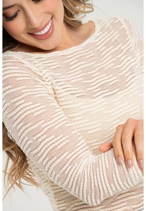 Blusa Vanity Blanco Ragged Pf31113495