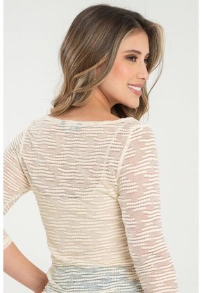 Blusa Vanity Blanco Ragged Pf31113495