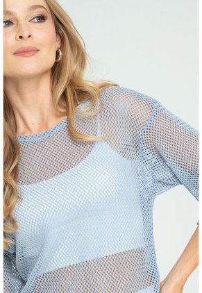 Tejido Girly Azul Ragged Pf11112800