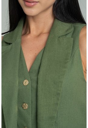 Chaleco Bruno Verde Ragged Pf12150034
