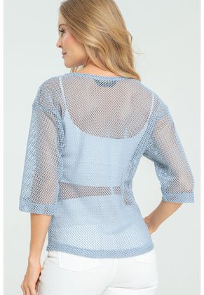 Tejido Girly Azul Ragged Pf11112800