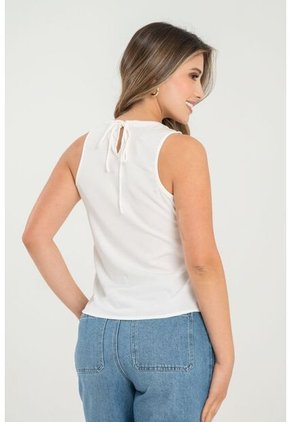 Blusa Mhiles Blanco Ragged Pf31113497