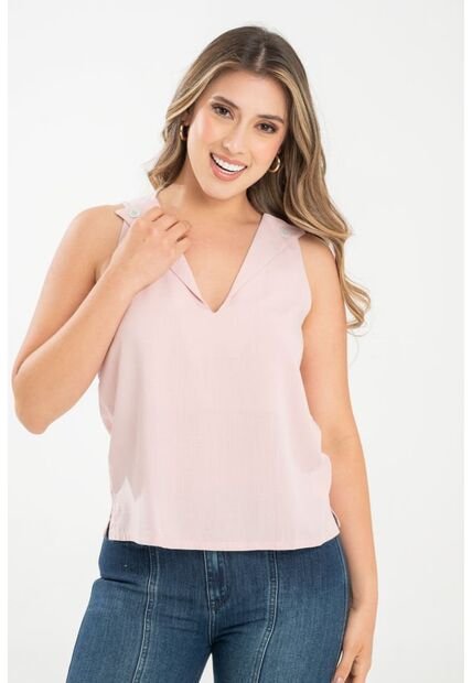 Blusa Shailene Rosa Ragged Pf31113500