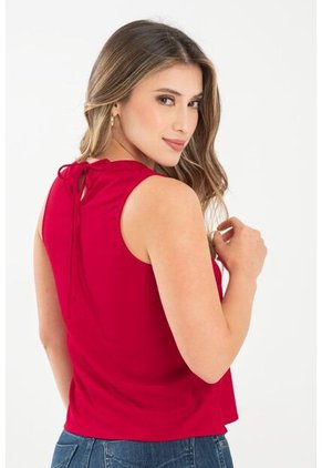 Blusa Mhiles Rojo Ragged Pf31113497
