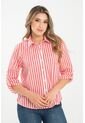 Camisa Ferrer Rayas Rojo Ragged Pf31113501 de Ragged