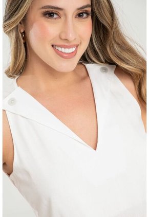 Blusa Shailene Blanco Ragged Pf31113500