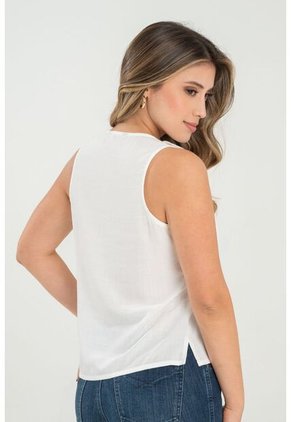 Blusa Shailene Blanco Ragged Pf31113500