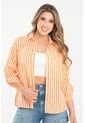 Camisa Ferrer Rayas Naranja Ragged Pf31113501 de Ragged