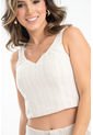Blusa Lino Maca Beige Ragged Pf31113292 de Ragged