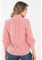 Camisa Ferrer Rayas Rojo Ragged Pf31113501 de Ragged