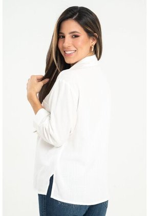 Camisa Mhirza Blanco Ragged Pf31113504