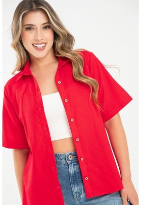 Camisa Edmond Rojo Ragged Pf31113506