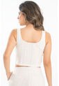 Blusa Lino Maca Beige Ragged Pf31113292 de Ragged