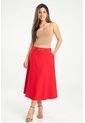 Falda Midi Mazhon Rojo Ragged Pf31320351 de Ragged