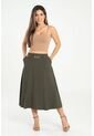 Falda Midi Mazhon Verde Ragged Pf31320351 de Ragged