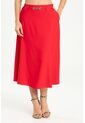 Falda Midi Mazhon Rojo Ragged Pf31320351 de Ragged