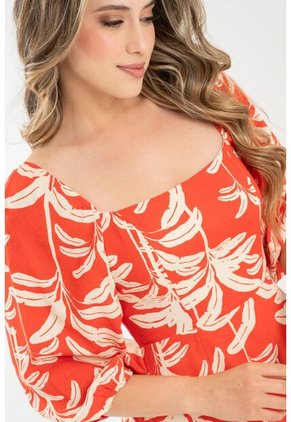 Vestido Ivy Naranja Ragged Pf31511475
