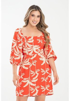Vestido Ivy Naranja Ragged Pf31511475