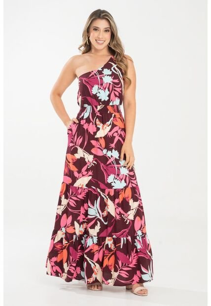 Vestido Malia Violeta Ragged Pf31511479