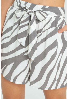 Short Zebra Gris Ragged Pf11340147