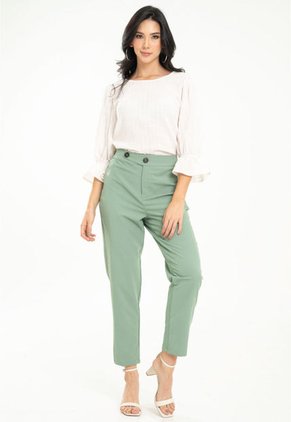 Pantalon Leeza Verde Ragged Pf12310376