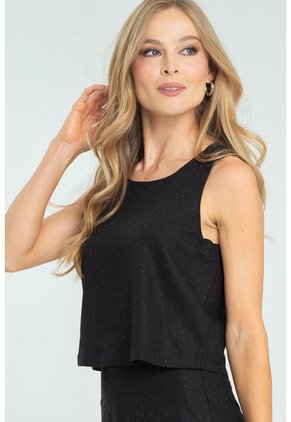 Blusa Karrie Negro Ragged Pf12110816