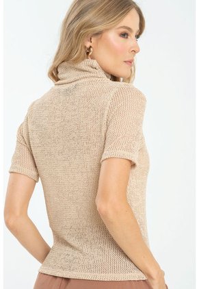 Blusa Santorini Beige Ragged Pf11112811