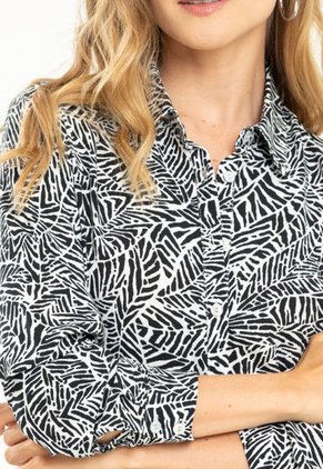 Camisa Maldivas Negro Ragged Pf12110758