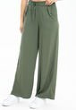 Pantalon Ancho Chalis Verde Ragged Pf11310758 de Ragged